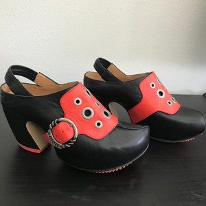 John Fluevog Prepares Buzz Platform Heel Size 9.5
